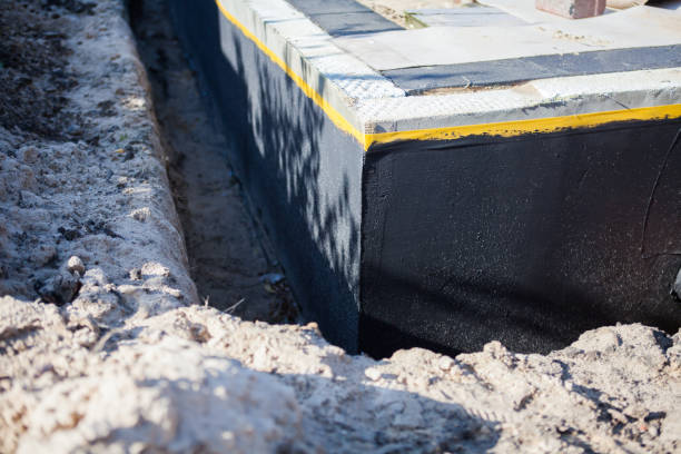 Professional Emergency Waterproofing technician working in Blue Rock, OH